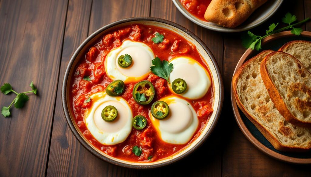 Chorizo Eggs Shakshuka Breakfast