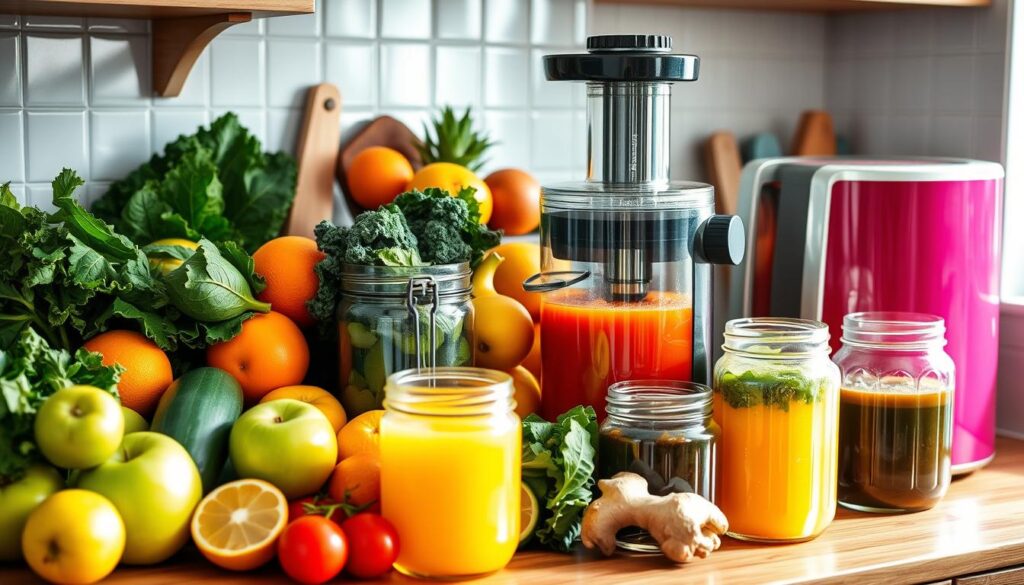 Fat Loss Juicing Equipment and Ingredients