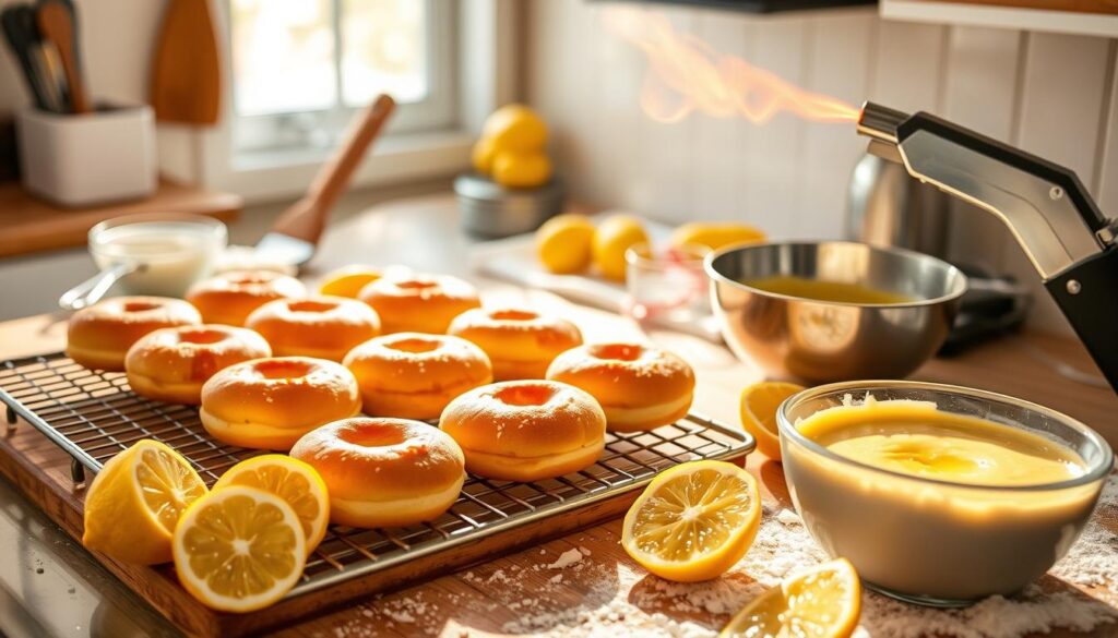 Hawaiian rolls preparation for donuts