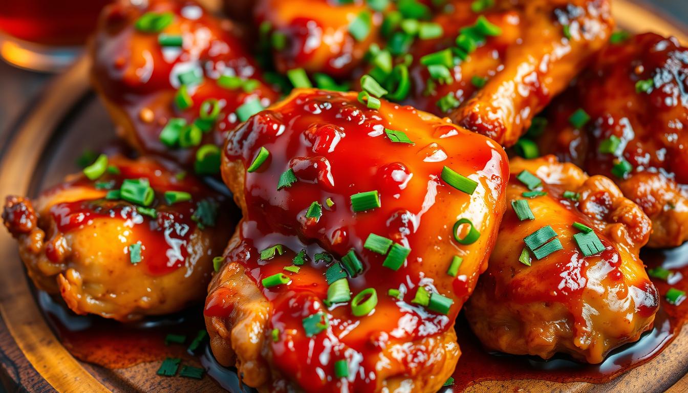 Spicy Honey Garlic Chicken Thighs