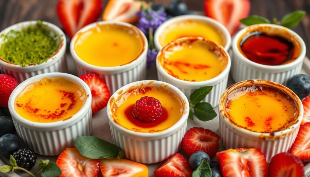 Unique crème brûlée flavors