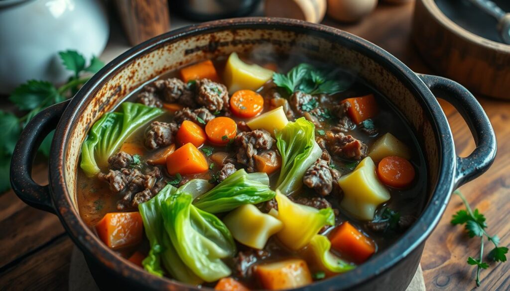 beef and cabbage stew