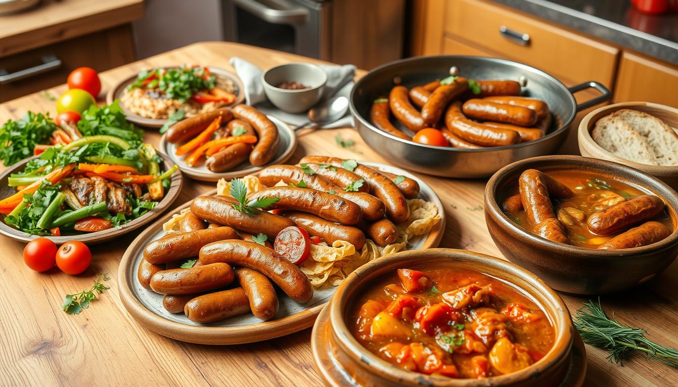 beef sausage recipes