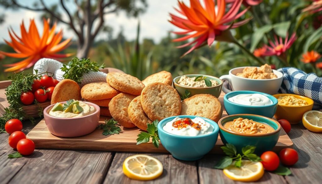 easy biscuits and dip Australia