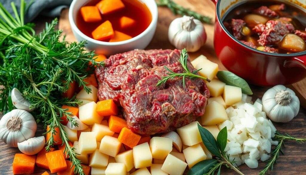 essential beef stew ingredients