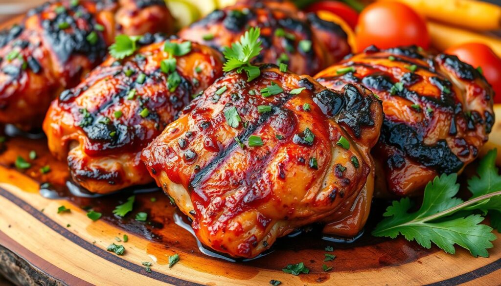 grilled chicken thighs