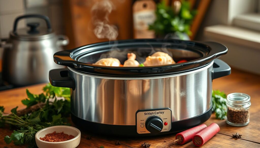 slow cooking chicken