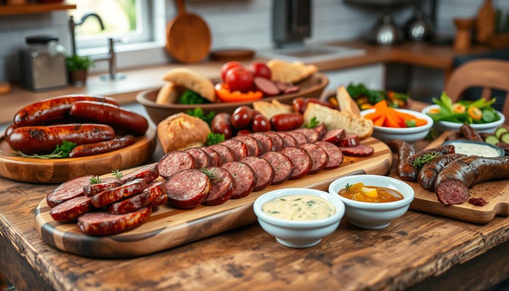 smoked beef sausage recipes