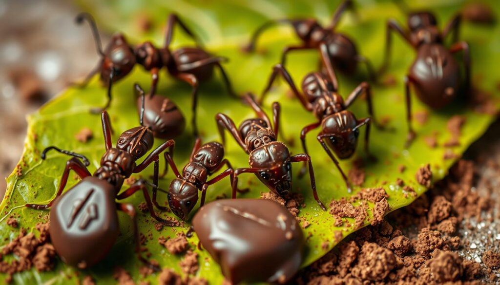 what do chocolate covered ants taste like