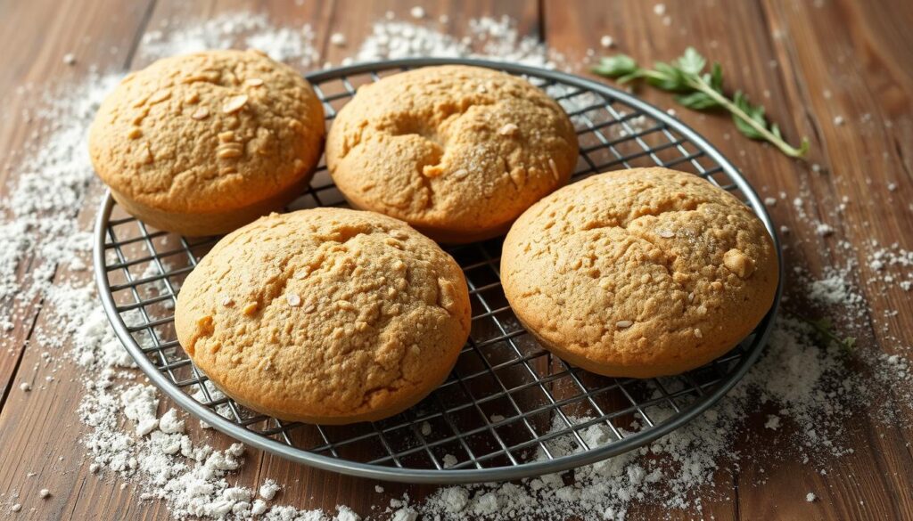 whole wheat einkorn english muffins