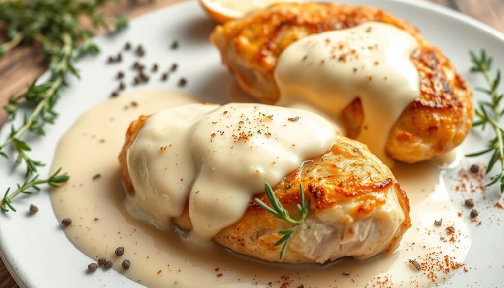 Cottage cheese sauce for chicken