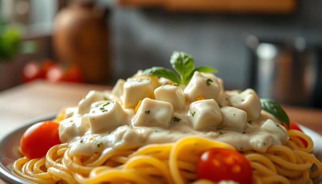 Cottage cheese sauce for pasta