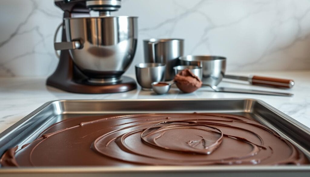 Essential tools for chocolate buttercream