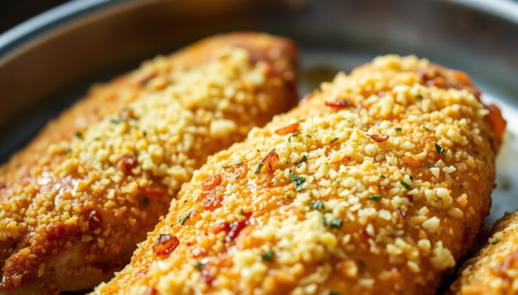 Garlic Parmesan Crusted Chicken