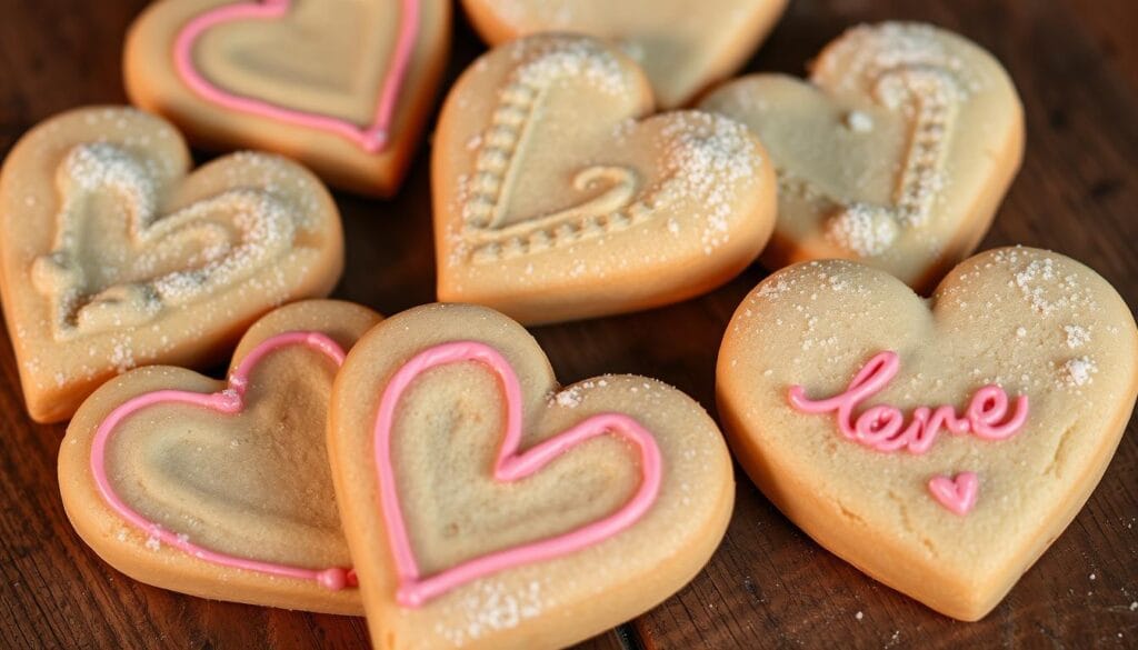 Heart shaped cookies name