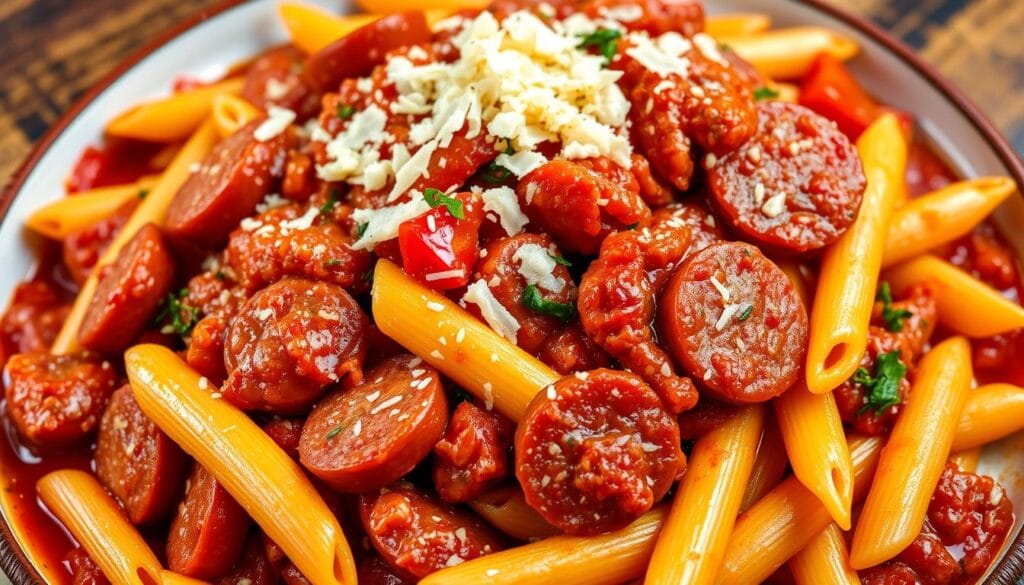 Italian sausage pasta