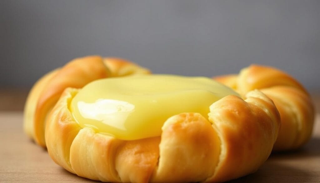 Lemon curd cheesecake crescent rolls