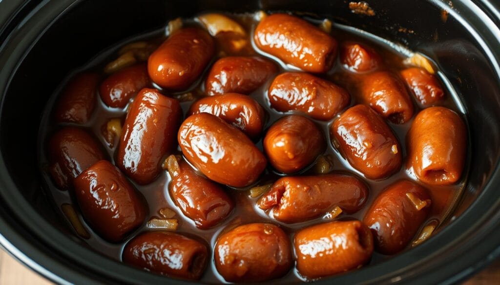 Mississippi-style little smokies in crockpot