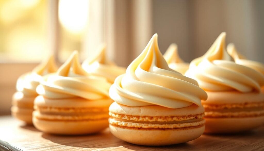 White chocolate buttercream for macarons