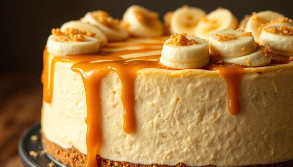 best caramel banana pudding cheesecake