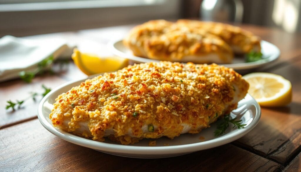 garlic parmesan crusted chicken recipe easy