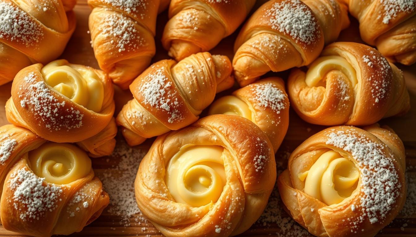 lemon cheesecake crescent rolls