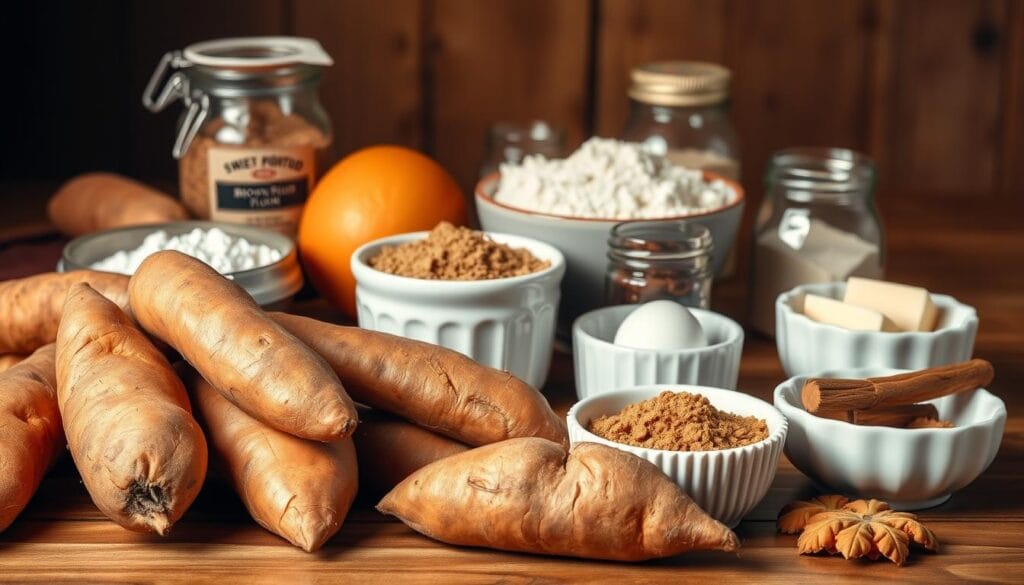 sweet potato muffins ingredients